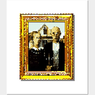 8-Bit American Gothic Posters and Art